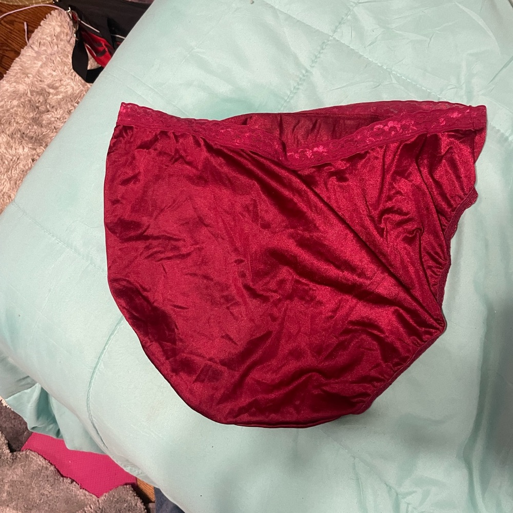 Hanes Fuchsia Satin Underwear